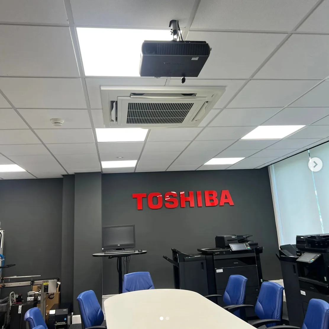 Toshiba air conditioning unit installed by Chillmasters