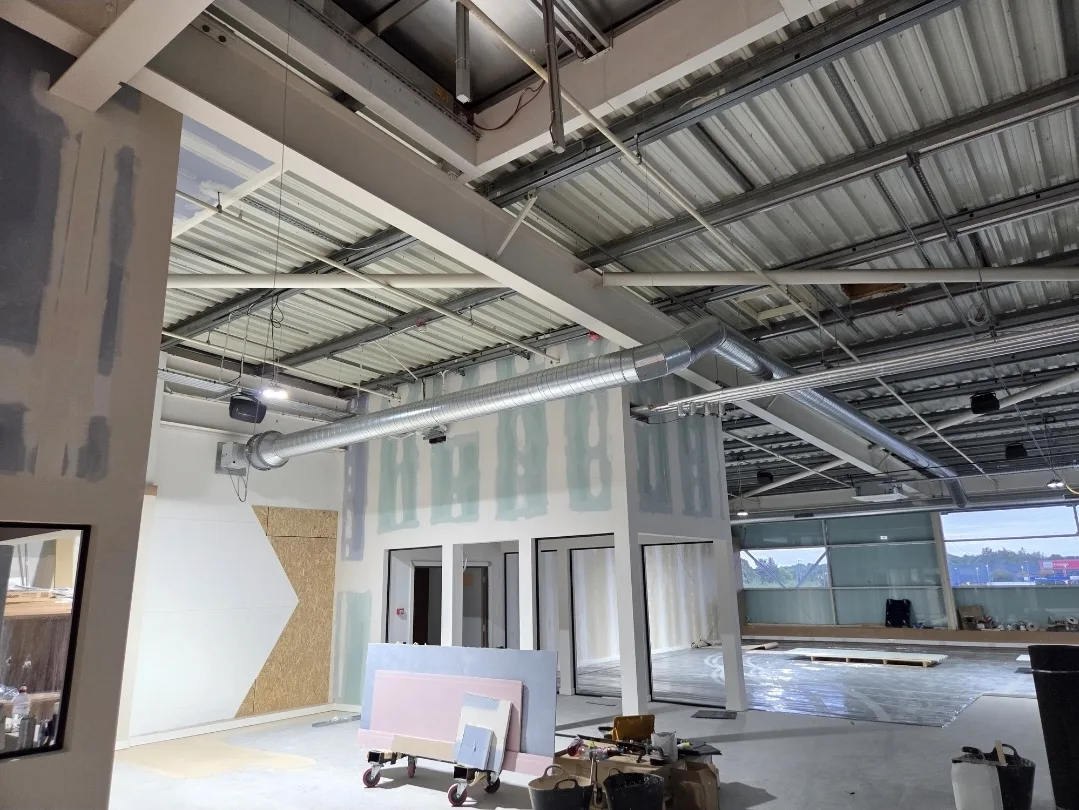Industrial ventilation ductwork